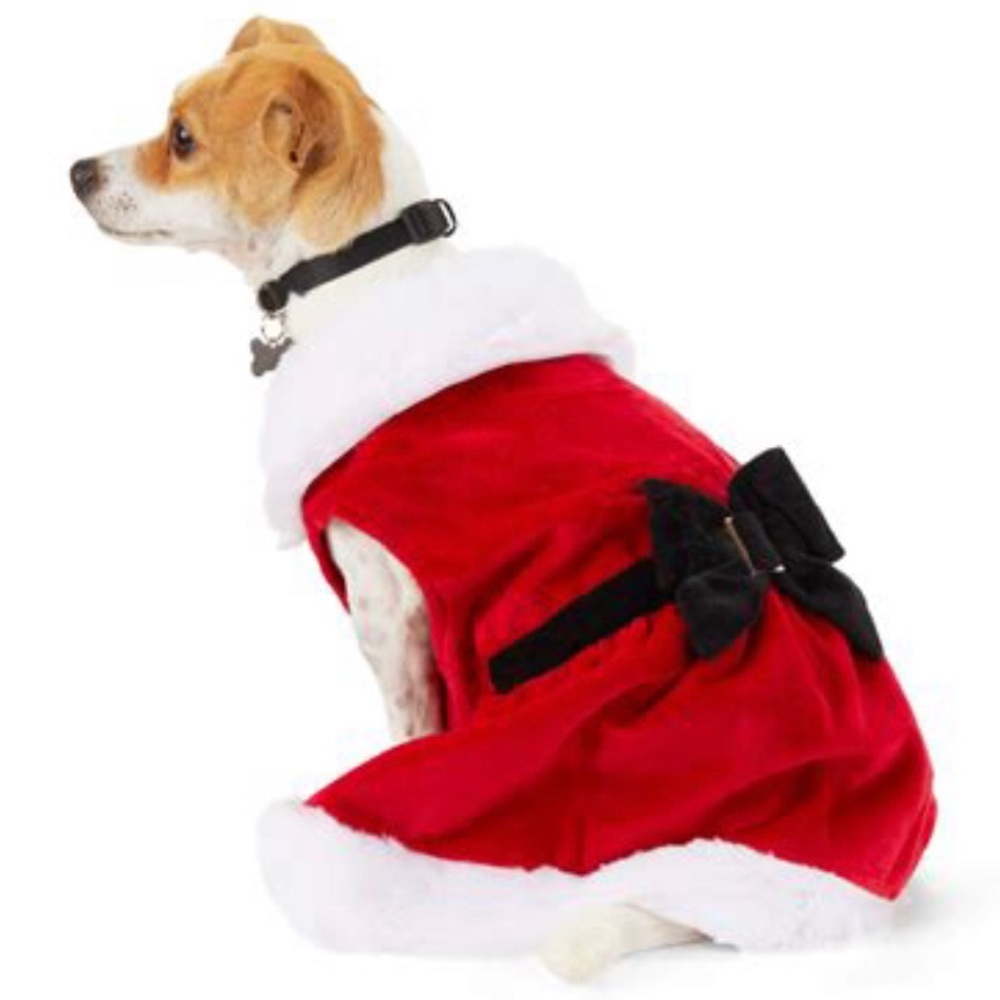 NWT Mrs. Santa Claus Dog Dress Costume XXS
